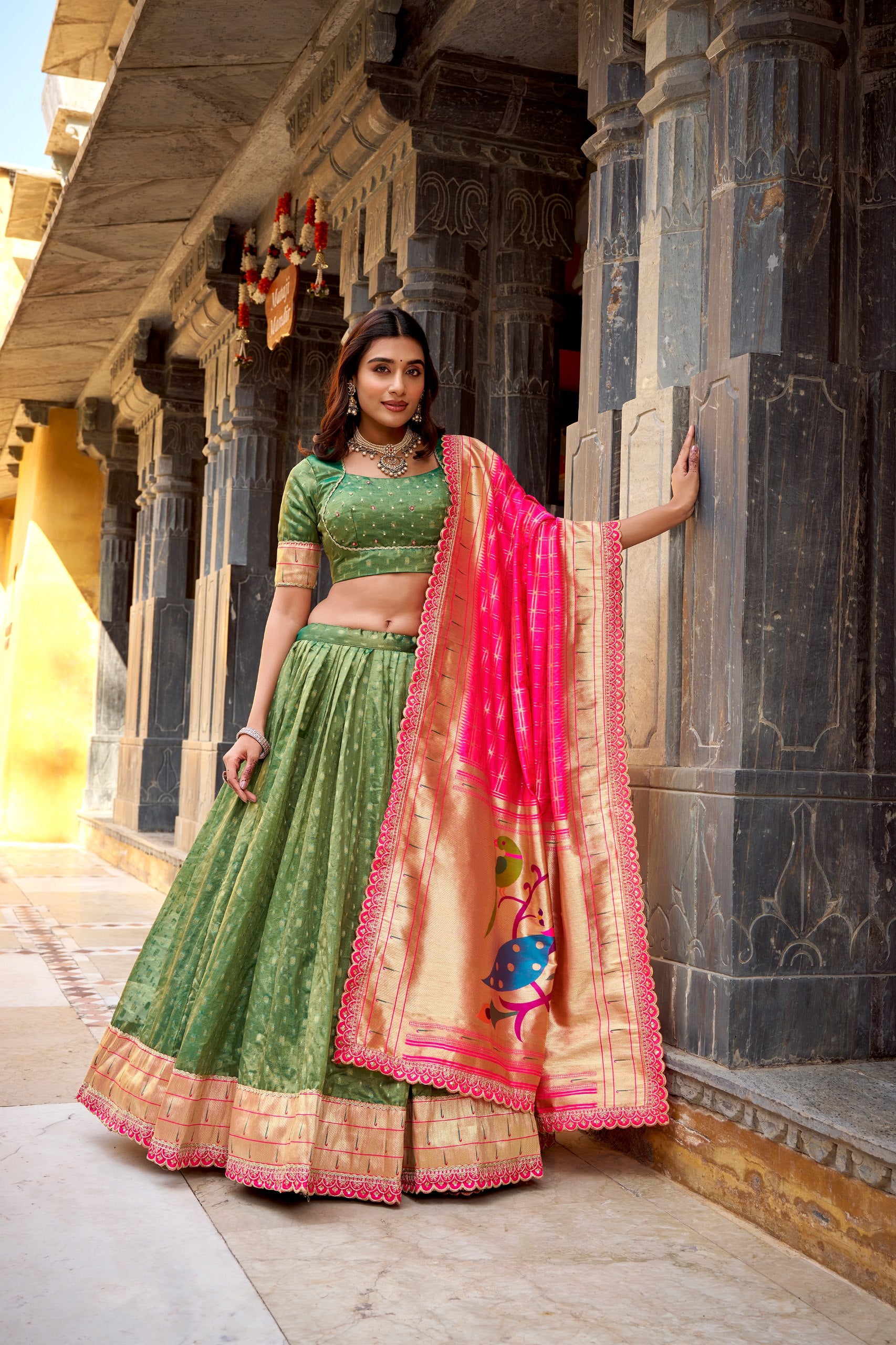 Designer Silk Lehenga Choli Collection with Traditional Dupatta – Festive Wear