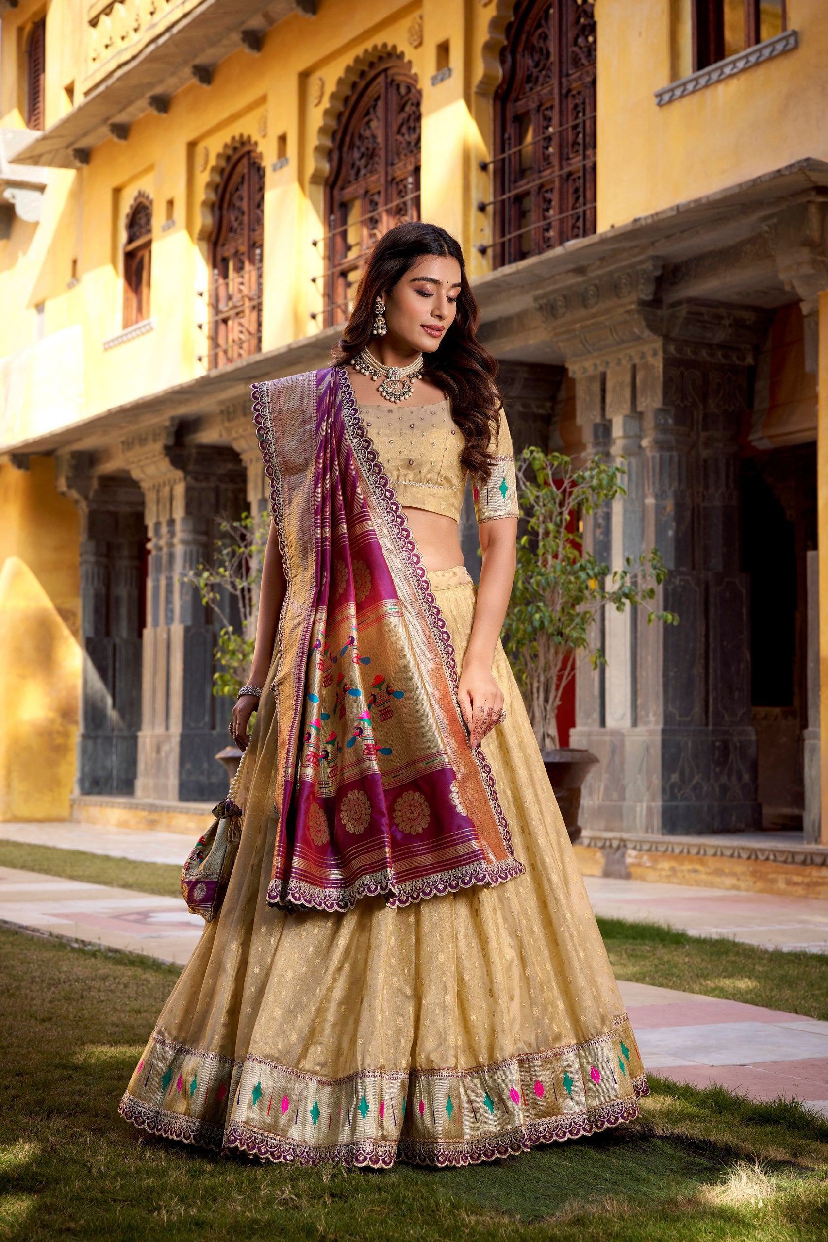 Designer Silk Lehenga Choli Collection with Traditional Dupatta – Festive Wear