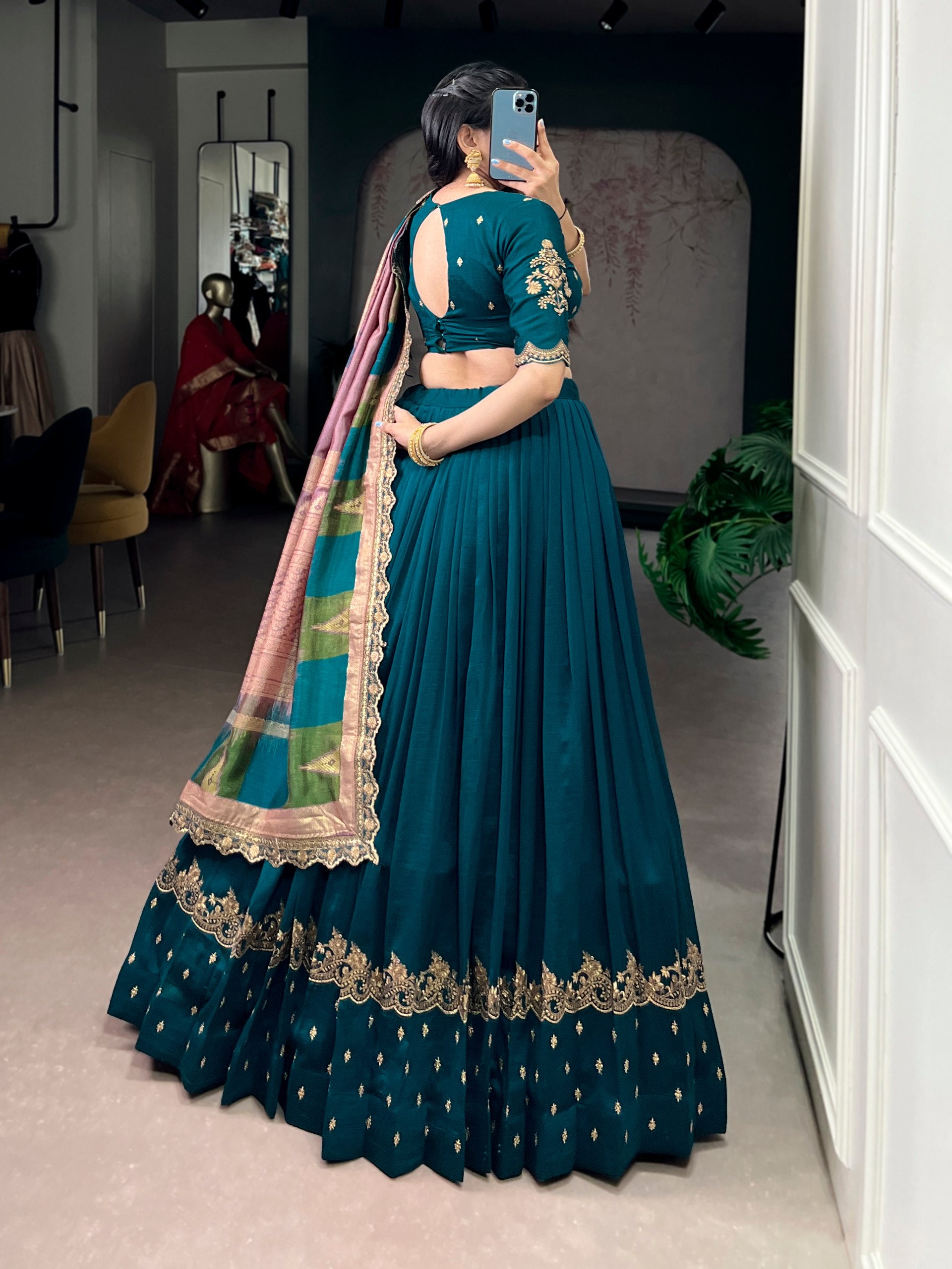 Trendy Lehenga Style Saree for Women – Party & Wedding Wear