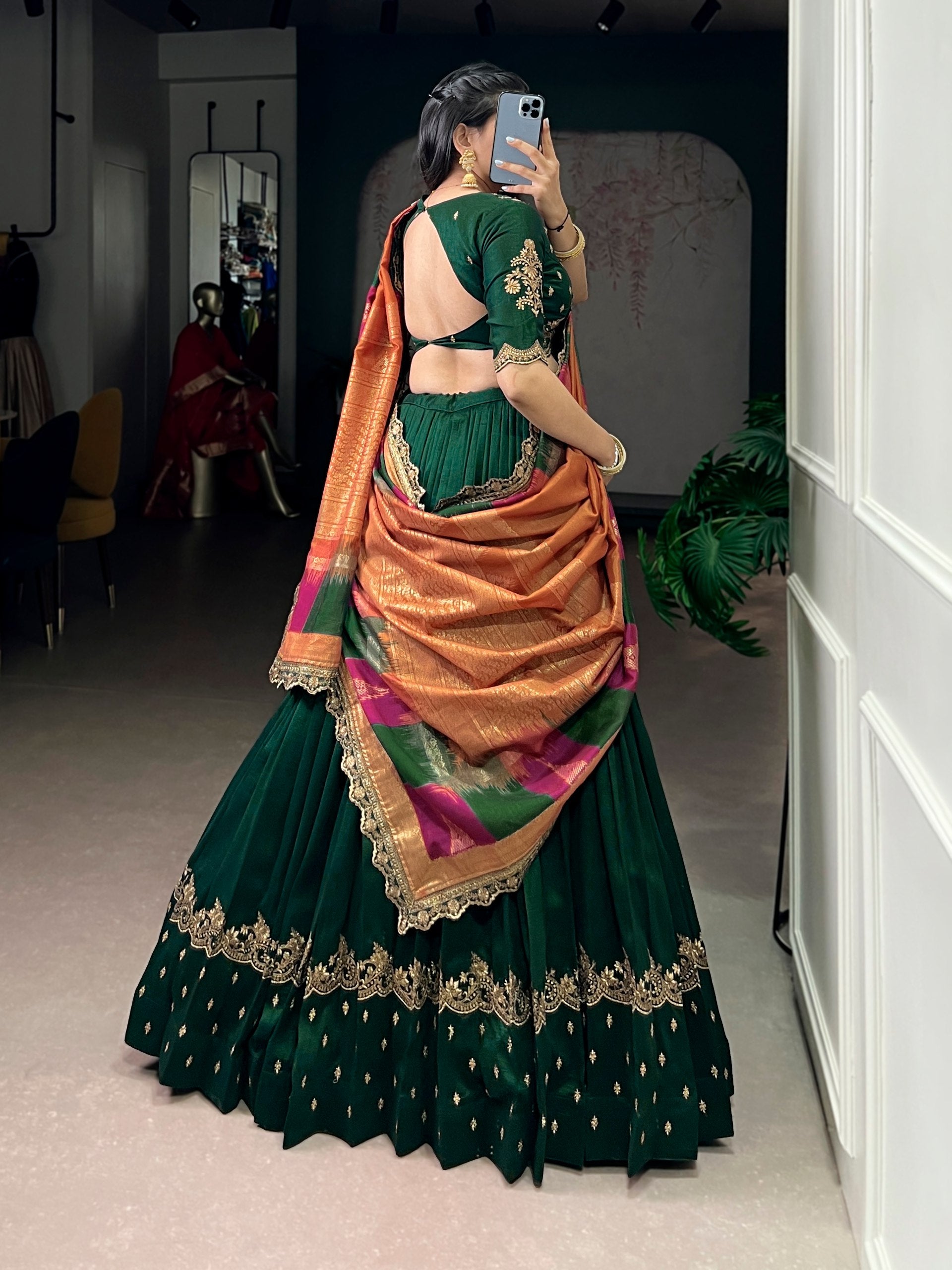 Trendy Lehenga Style Saree for Women – Party & Wedding Wear