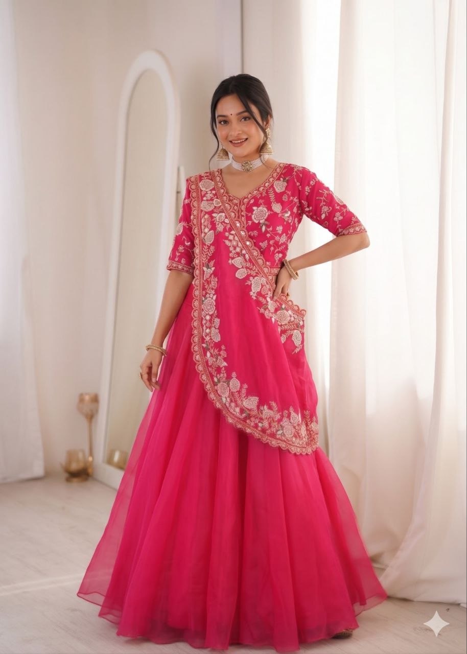*🤷‍♀️New Launching Embroidery Work Lehenga Choli🤷‍♀️