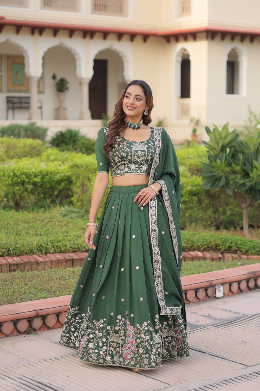 Bridal Style Designer Lehenga with Dupatta – Party & Wedding Wear