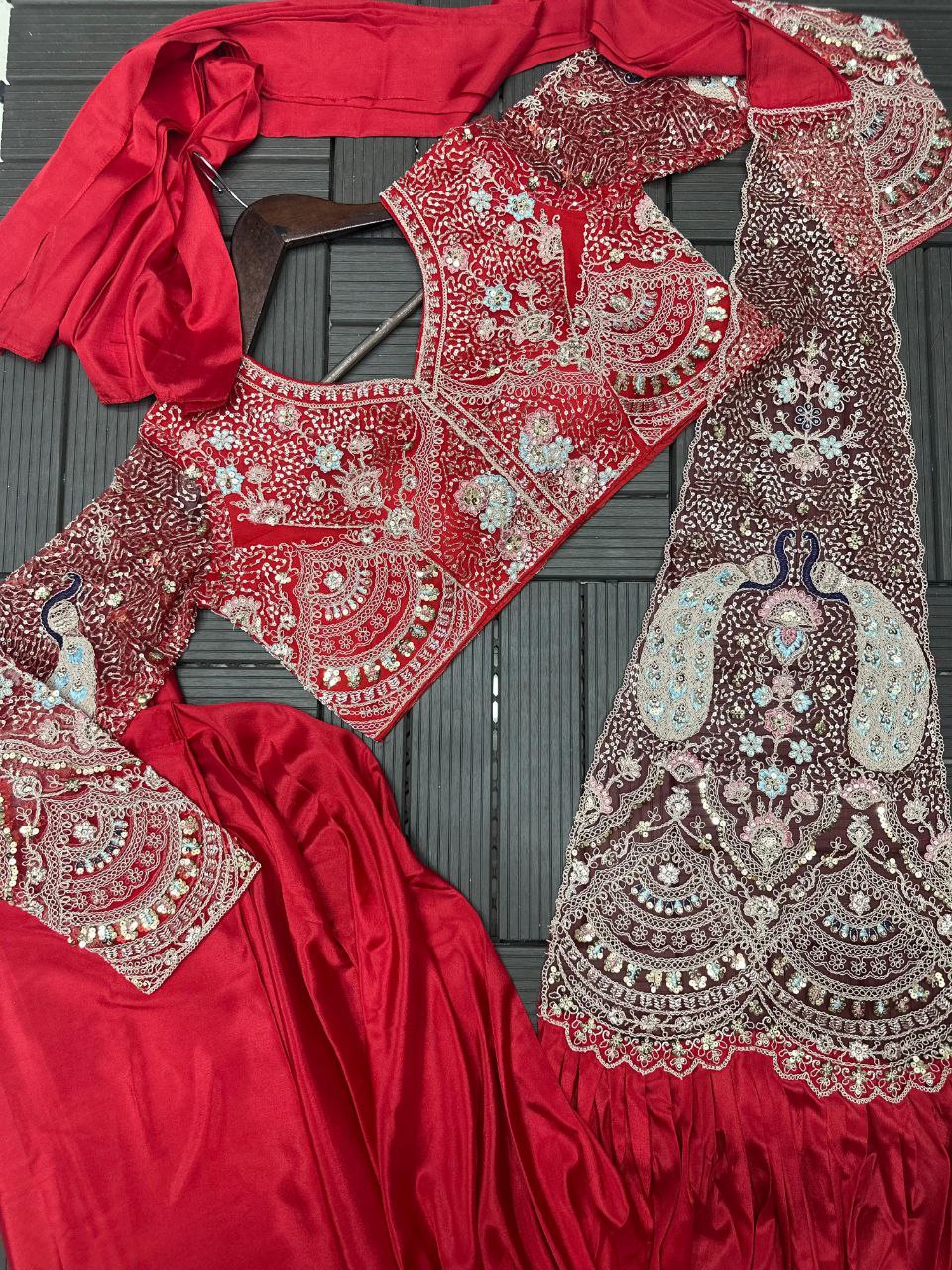 Premium Designer Ready-to-Wear Saree with Heavy Embroidery & Sequin Work – Hot Pink Party Wear Collection ✨💖
