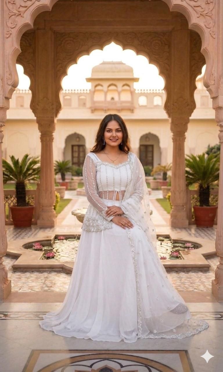 New Super Trending Party Wear Koti with Lehenga