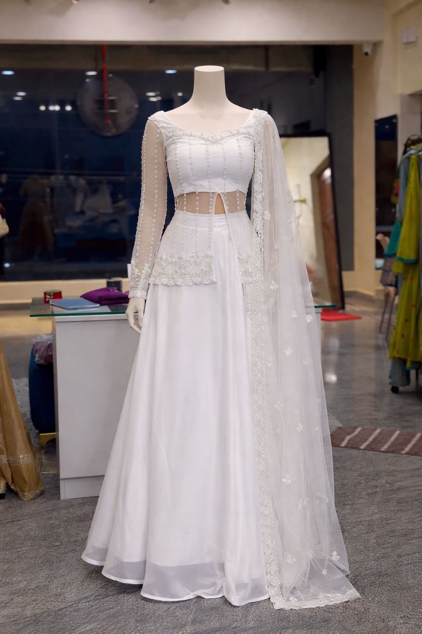 New Super Trending Party Wear Koti with Lehenga