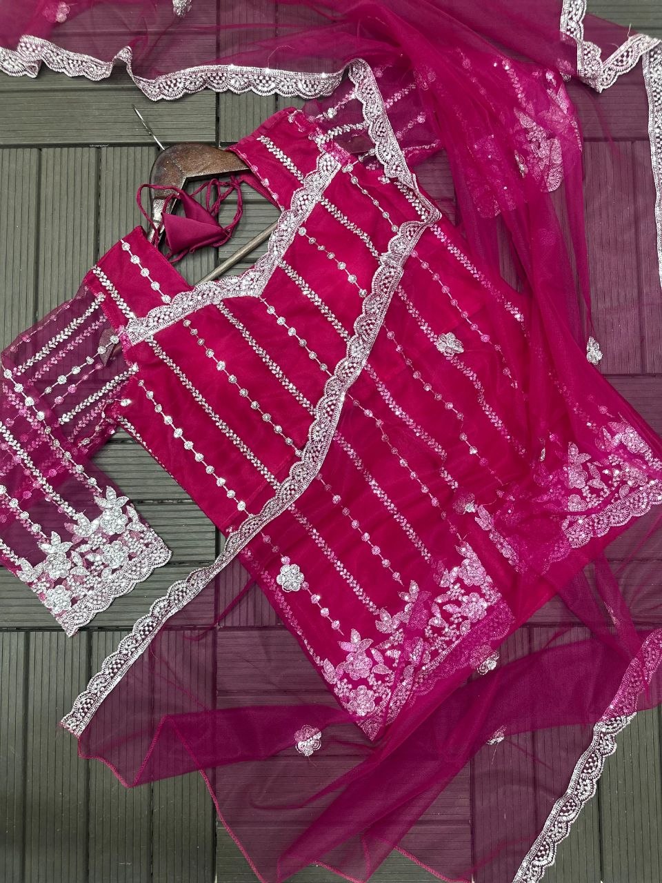 New Super Trending Party Wear Koti with Lehenga