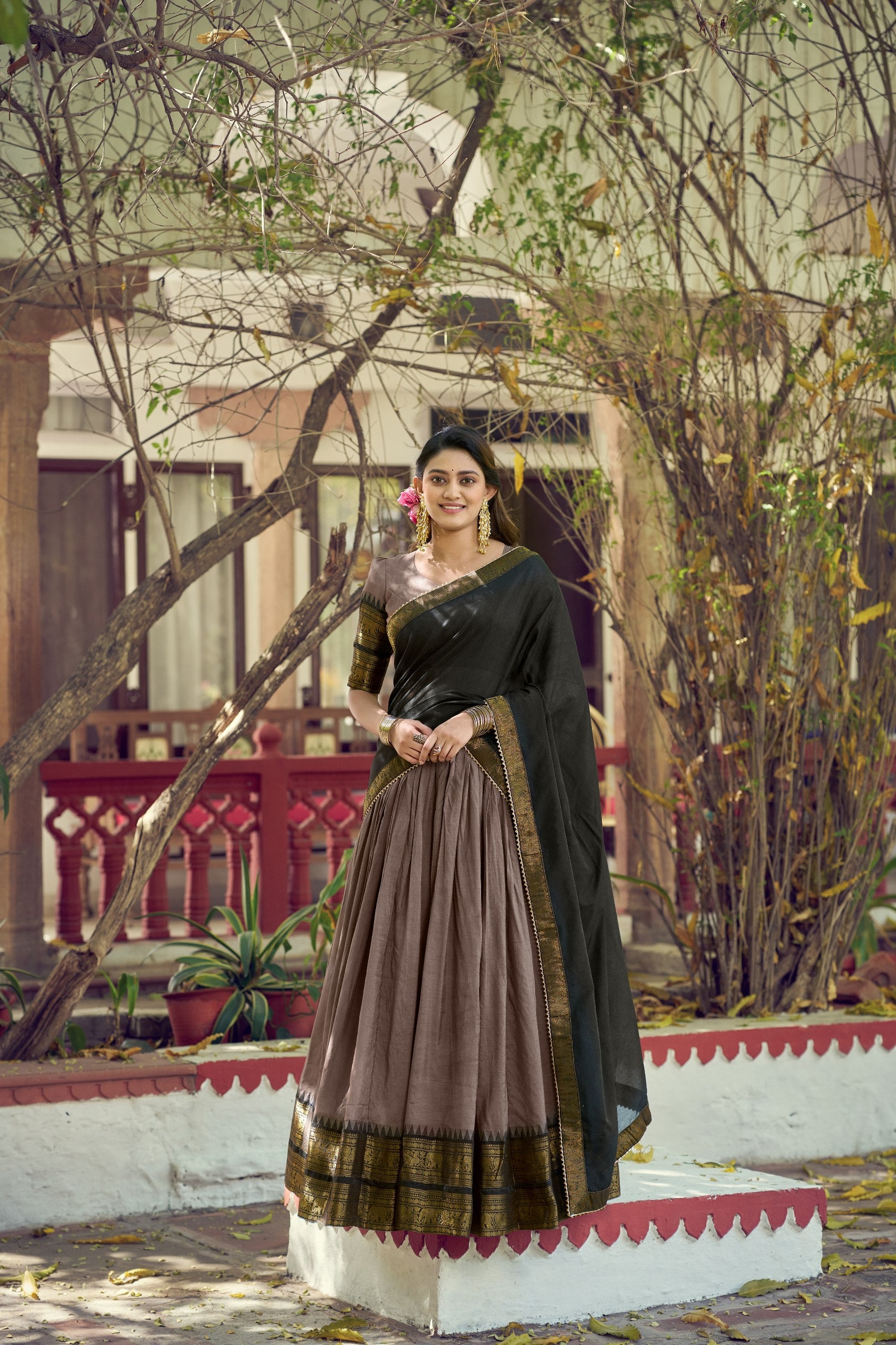Crafted to reflect the beauty of South Indian traditions while offering comfort and effortless festive charm