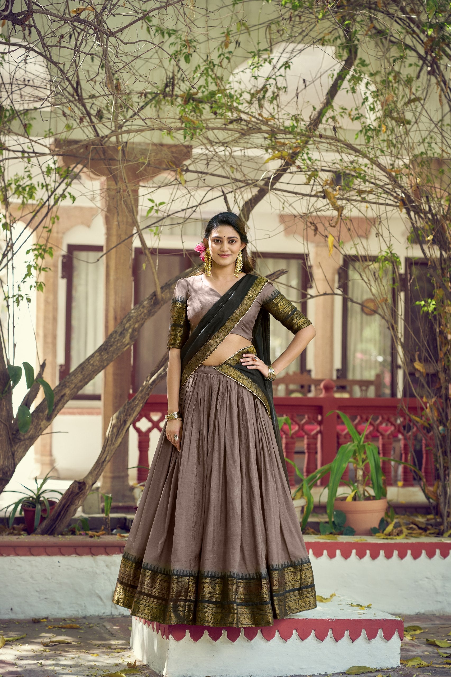 Crafted to reflect the beauty of South Indian traditions while offering comfort and effortless festive charm