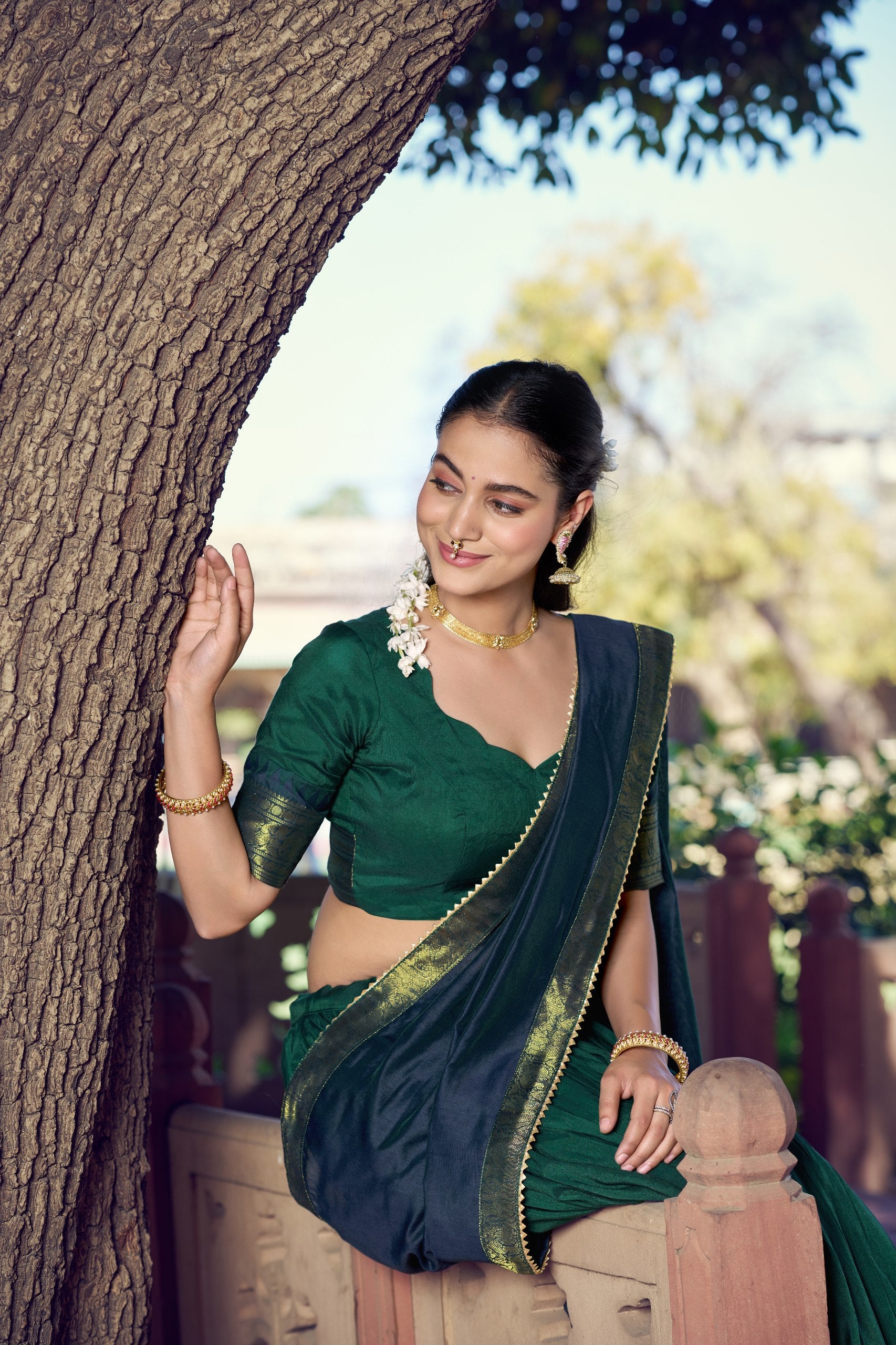 Crafted to reflect the beauty of South Indian traditions while offering comfort and effortless festive charm