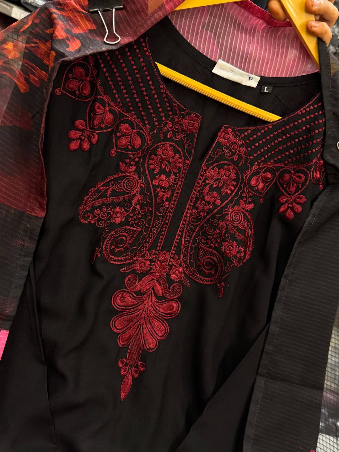 Elegant Heavy Embroidered Work Designer Three Piece Set"*