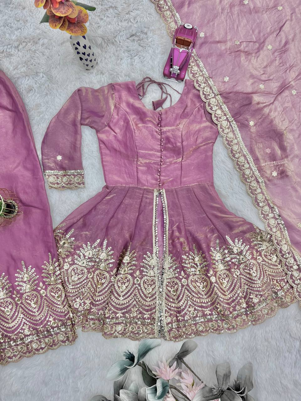Designer Kurta Palazzo Set for Women | Embroidered Ethnic Wear Collection with Dupatta | Festive & Party Wear