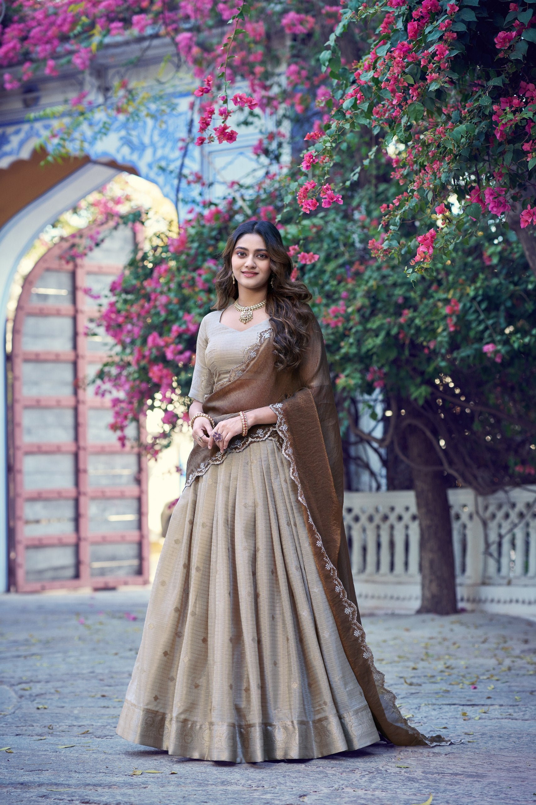 Women's Designer Lehenga Choli with Organza Dupatta | Sequins Embroidered Party Wear Wedding & Festive Ethnic Wear