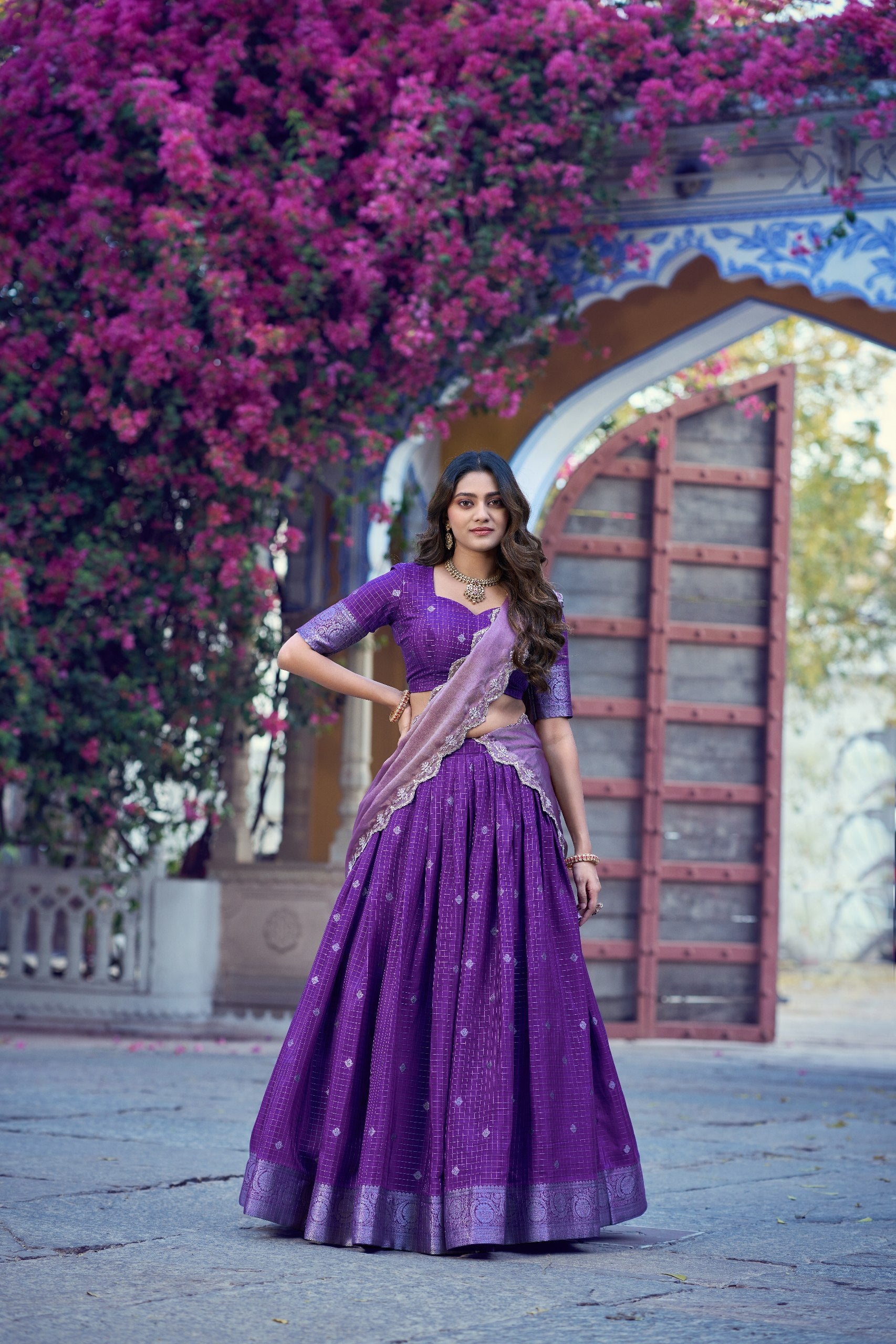 Women's Designer Lehenga Choli with Organza Dupatta | Sequins Embroidered Party Wear Wedding & Festive Ethnic Wear