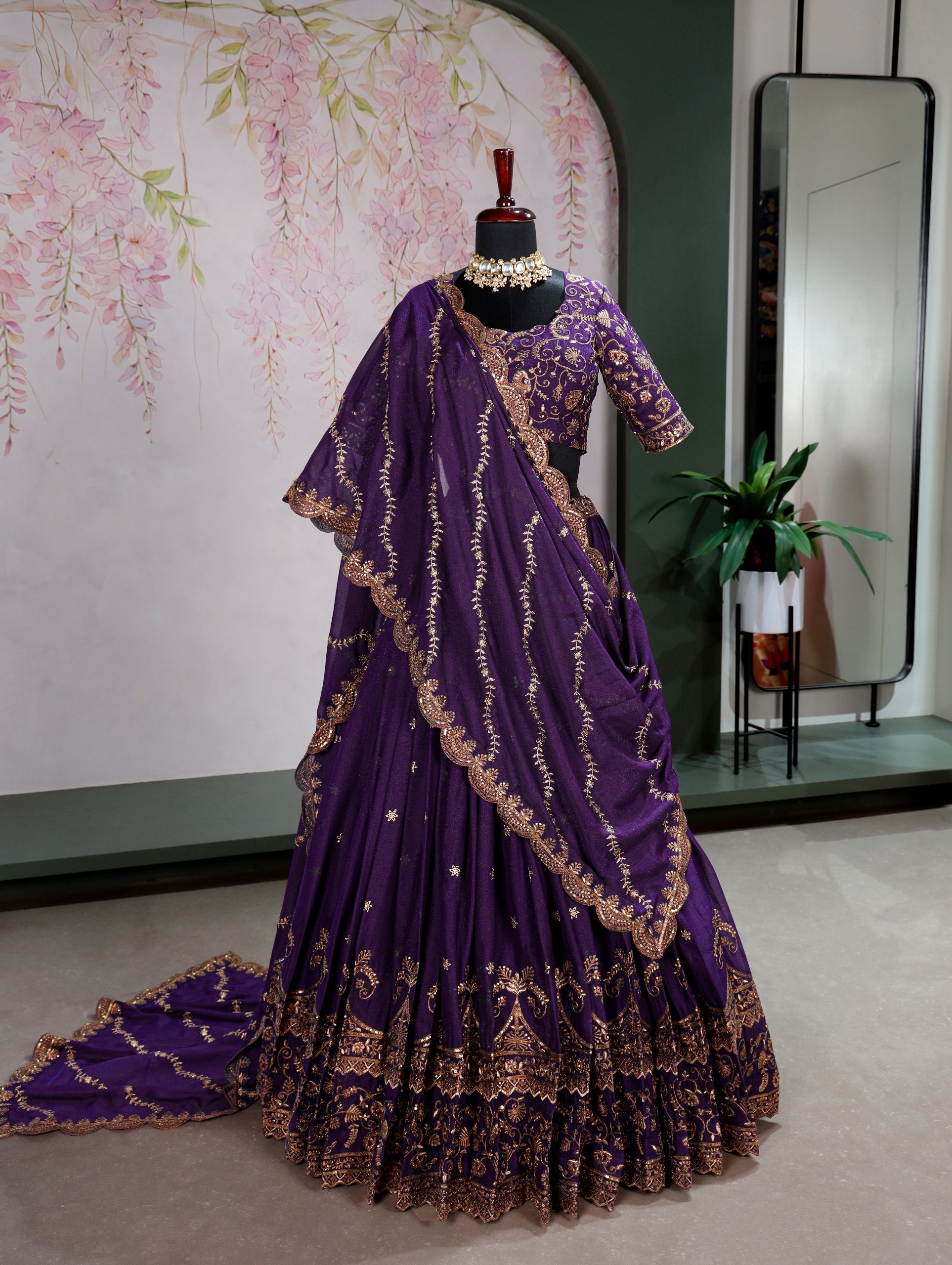 Designer Lehenga Choli Set for Women | Embroidered Party Wear Lehenga with Dupatta | Festive & Wedding Collection