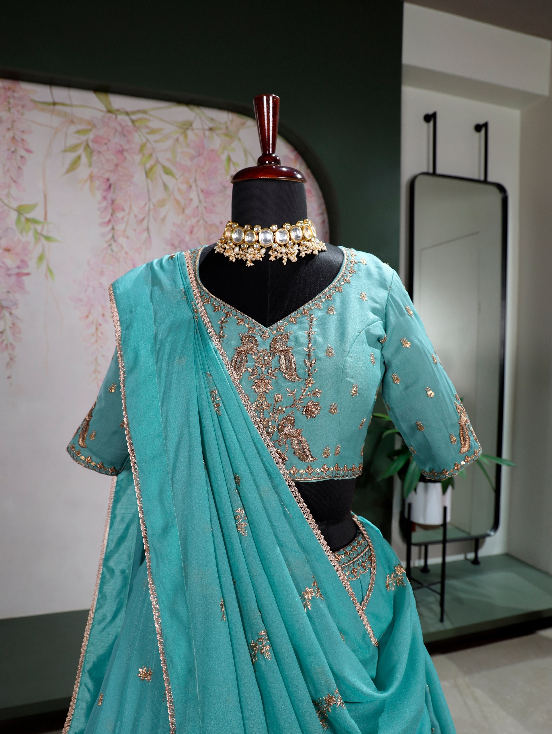 Designer Lehenga Choli Set for Women | Embroidered Party Wear Lehenga with Dupatta | Festive & Wedding Collection