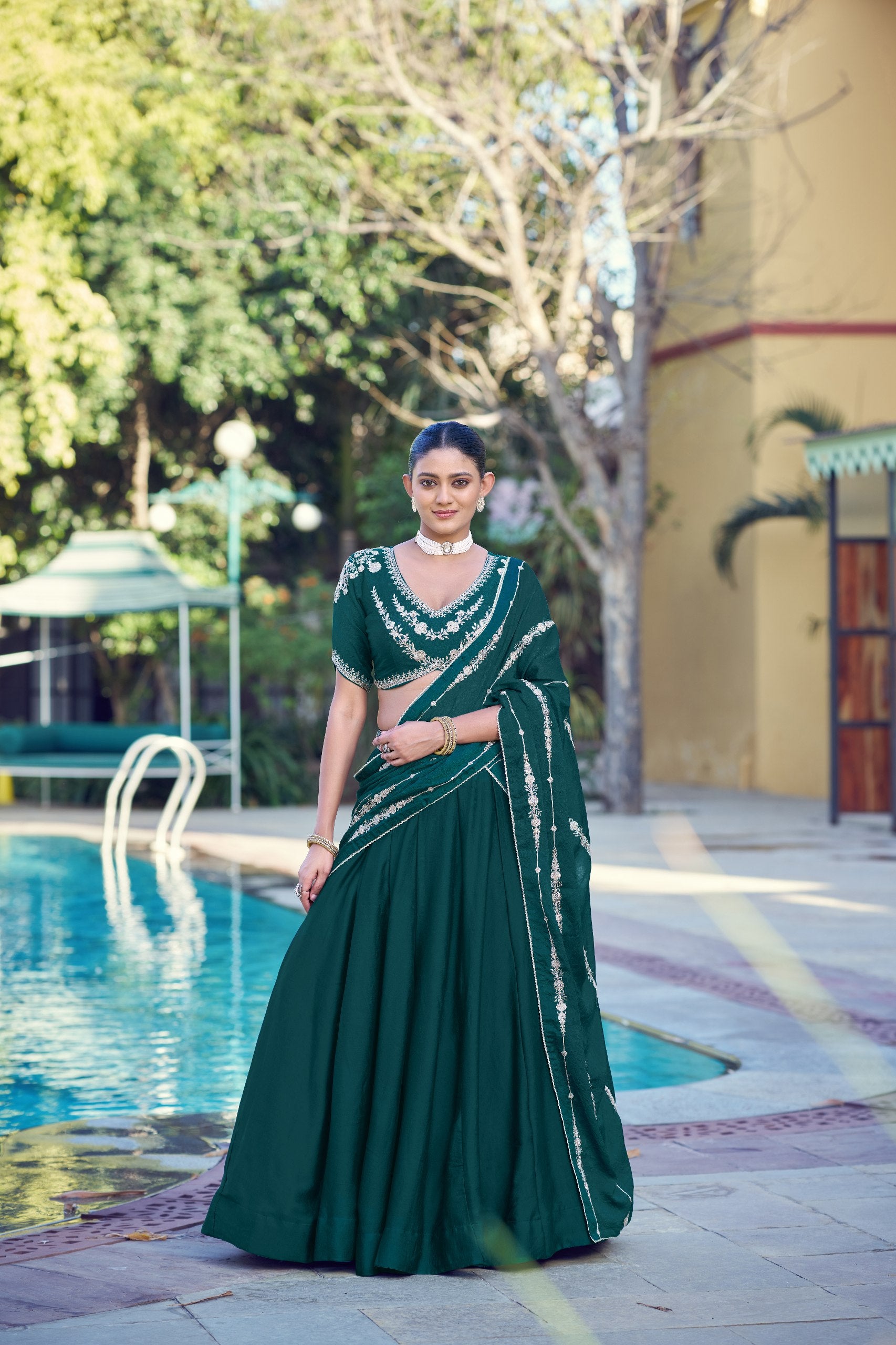 Women's Designer Ready to Wear Lehenga Saree | Heavy Sequins & Zari Embroidered Party Wear Ethnic Wear | Wedding, Reception & Festive Collection