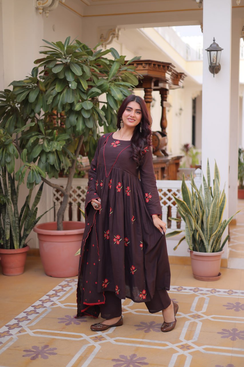Graceful Kurta Pant Set with Dupatta – Premium Collection