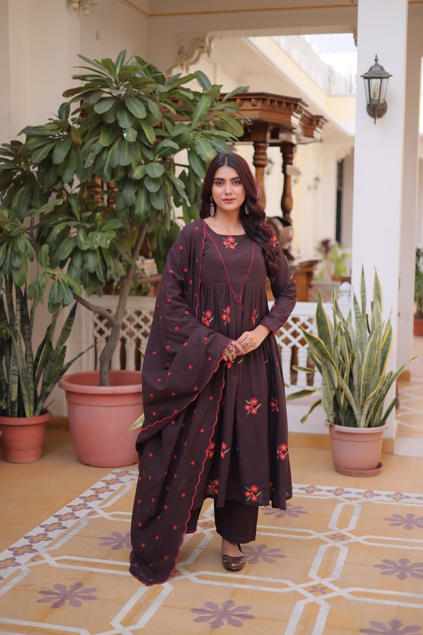 Graceful Kurta Pant Set with Dupatta – Premium Collection