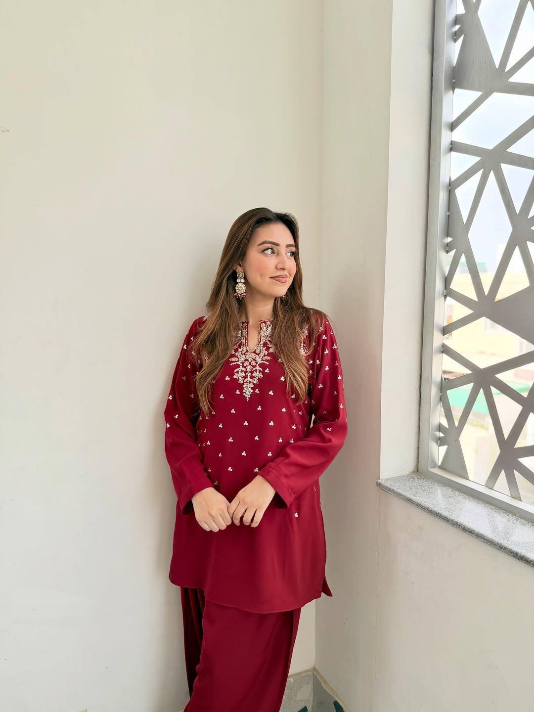 Women's Premium Embroidered Kurti Palazzo Dupatta Set | Designer Ethnic Suit | Party Wear, Festive & Wedding Collection