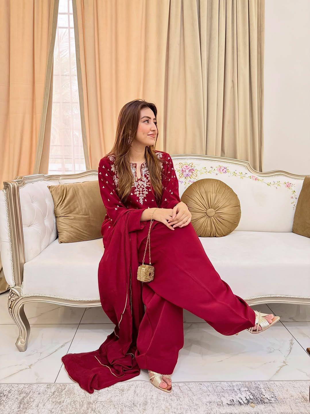 Women's Premium Embroidered Kurti Palazzo Dupatta Set | Designer Ethnic Suit | Party Wear, Festive & Wedding Collection