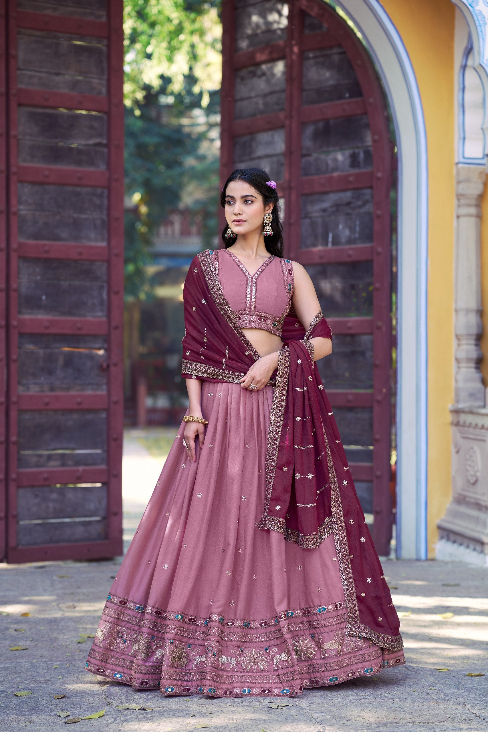 Designer Lehenga Choli Set for Women | Embroidered Party Wear Lehenga with Dupatta | Festive & Wedding Collection