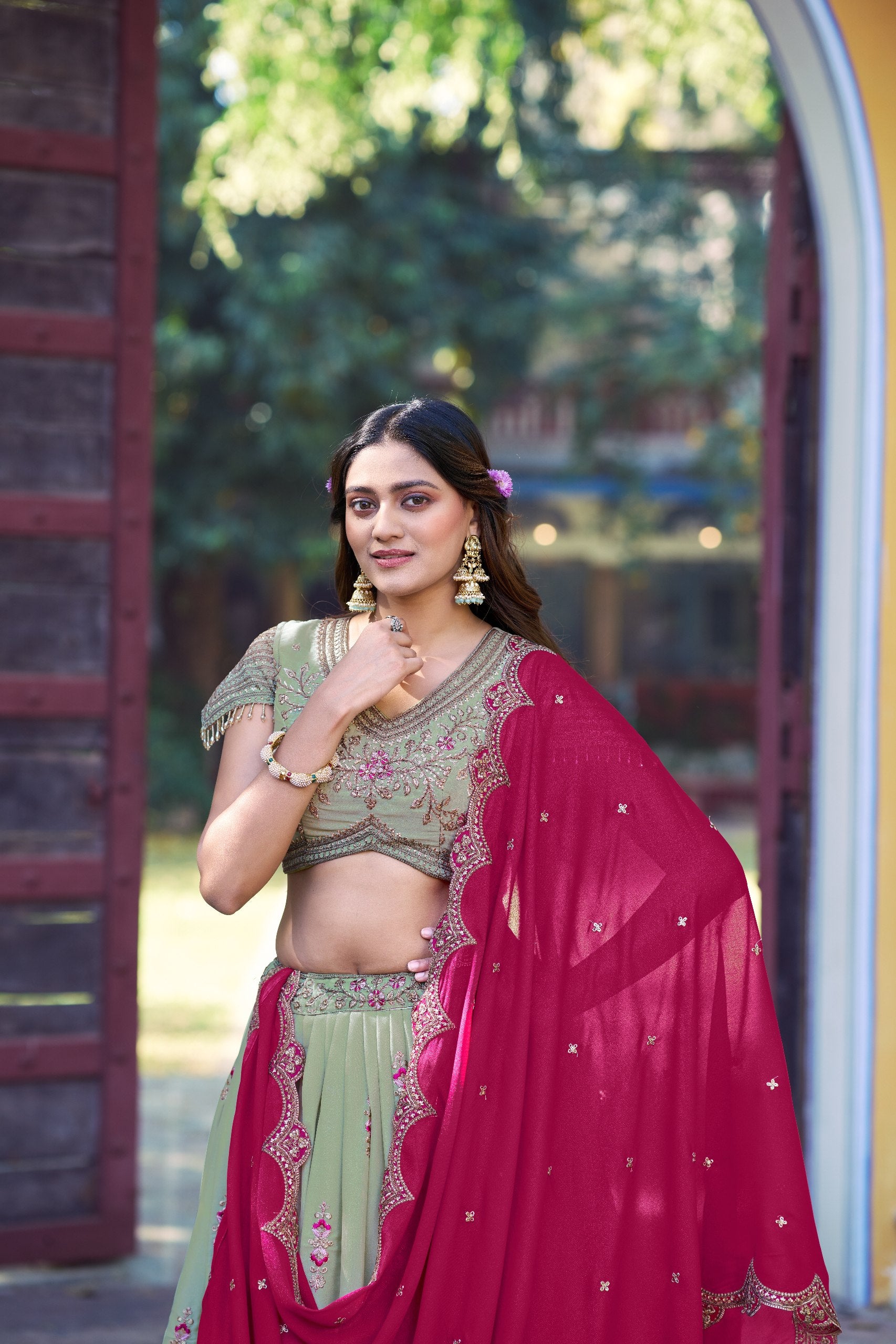 Designer Lehenga Choli Set for Women | Embroidered Party Wear Lehenga with Dupatta | Festive & Wedding Collection