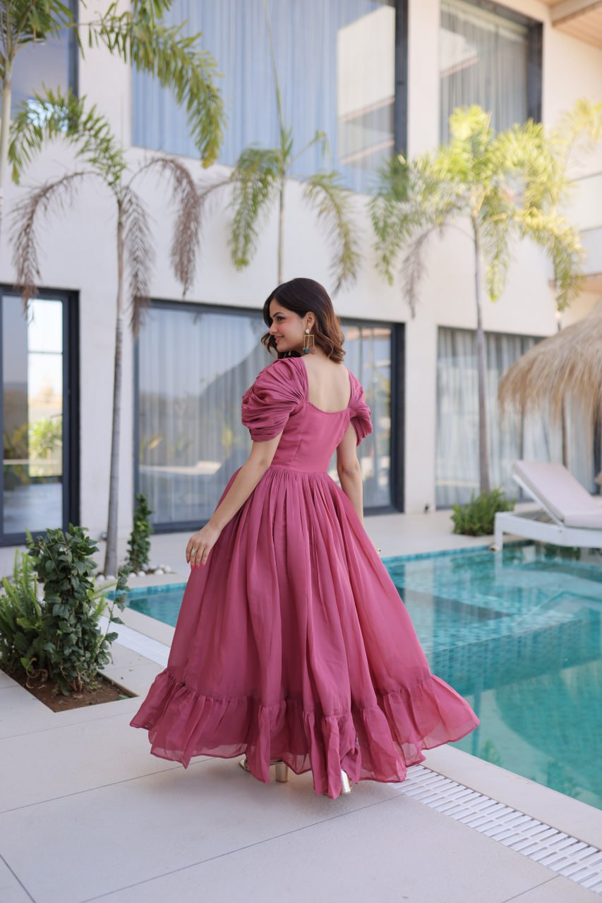 Latest Trending Anarkali Gown with Heavy Work