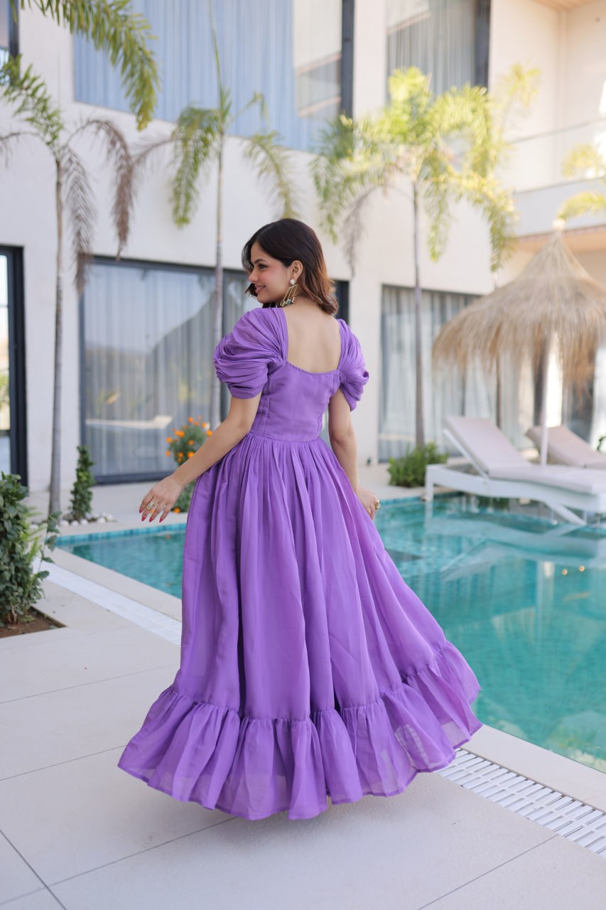 Latest Trending Anarkali Gown with Heavy Work