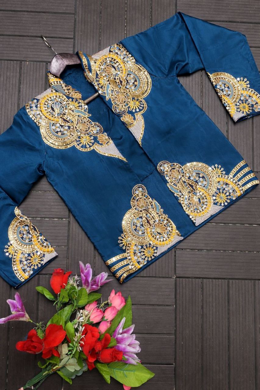 Premium Designer Koti Style Ready-To-Wear Saree Collection | Heavy Embroidery Party Wear Saree Set