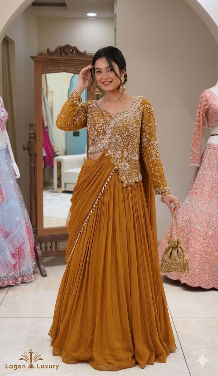 🤷‍♀️New Launching Embroidery Work Lehenga Choli🤷‍♀️