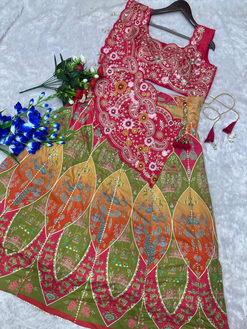 New Super Embroidery Coding work  Lehengha choli