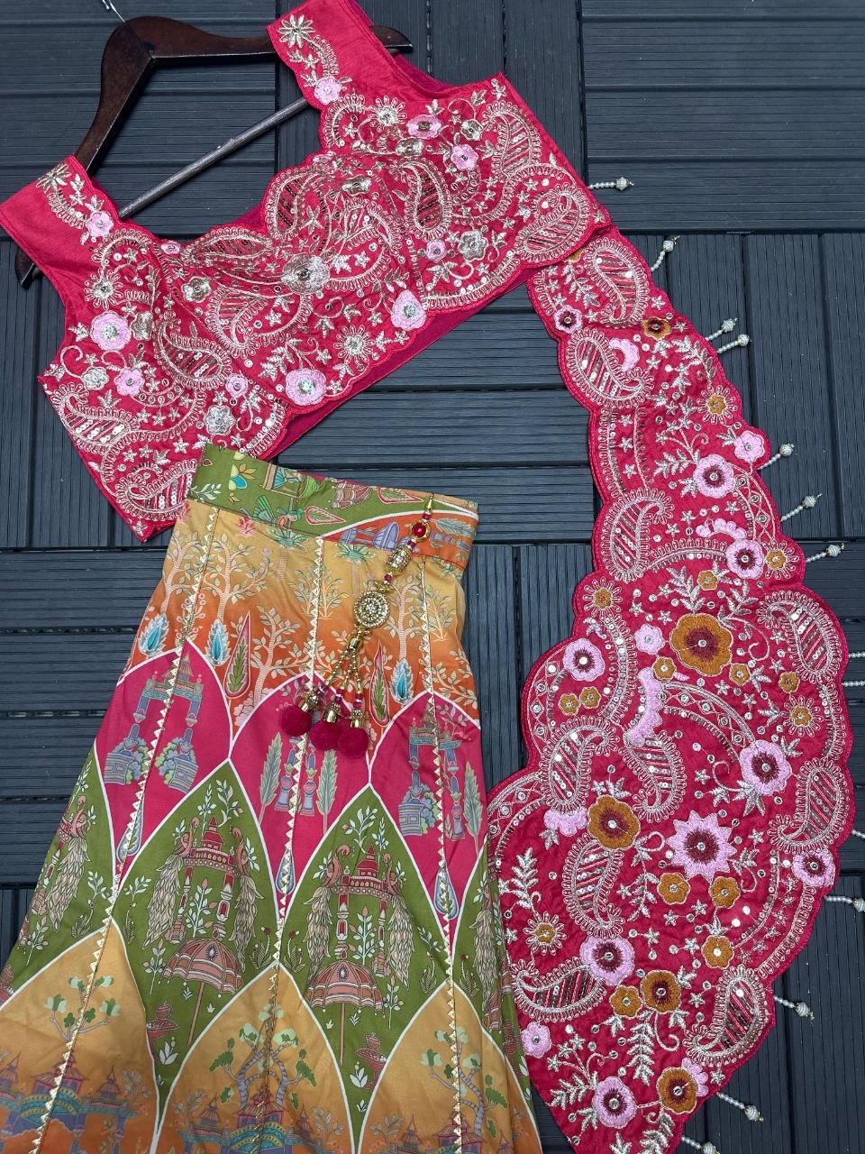 New Super Embroidery Coding work  Lehengha choli