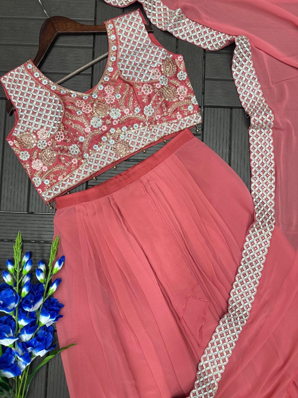 New Super Trending Party Wear Shrug with Sarara