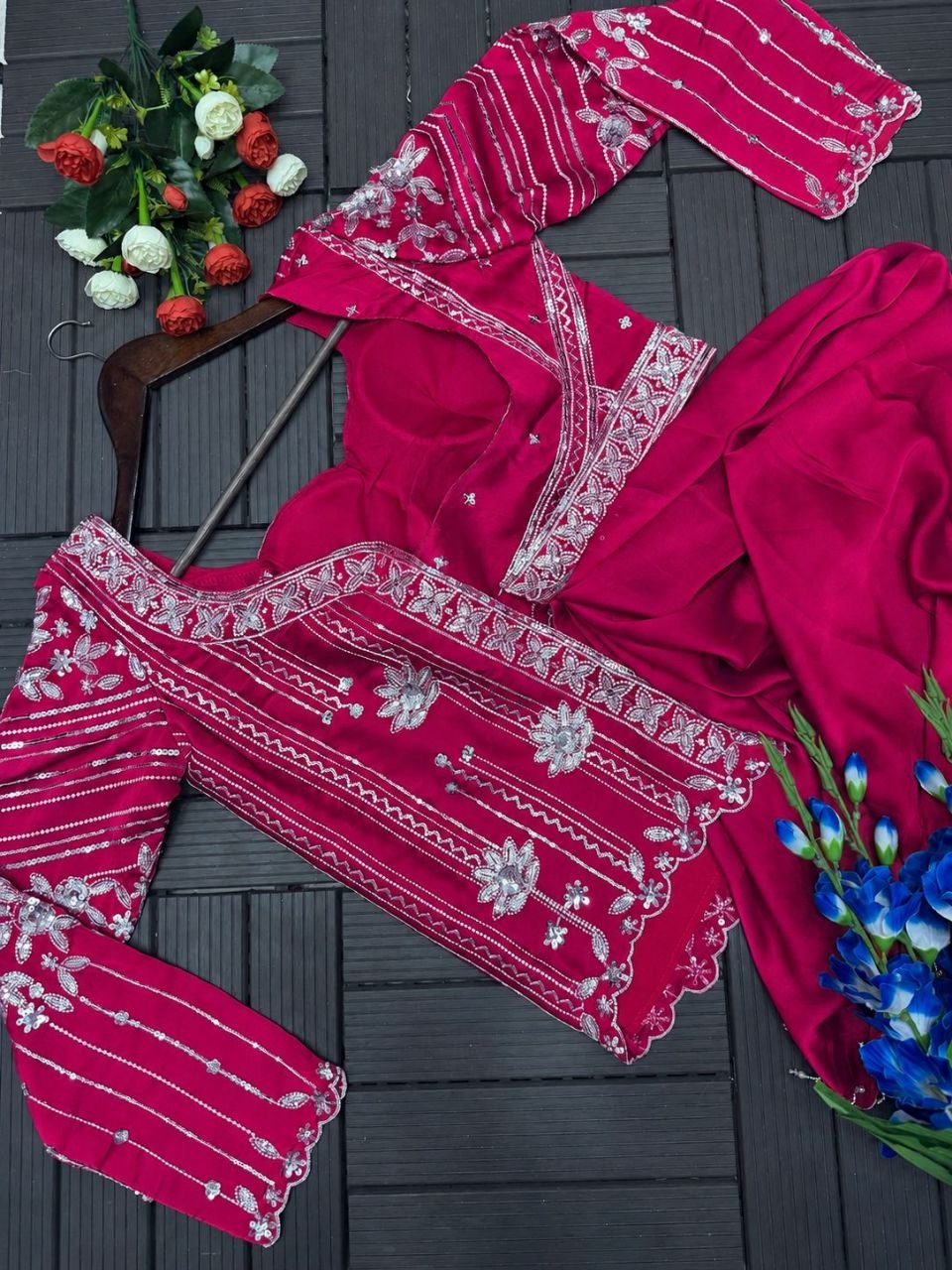 🤷‍♀️New Launching Embroidery Work Lehenga Choli🤷‍♀️