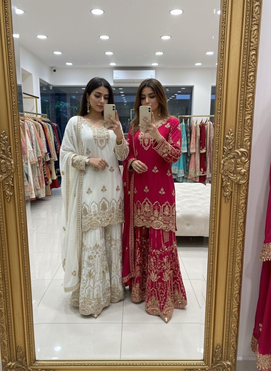 Exclusive Designer Sharara Suit for Women – Premium Ethnic Wear