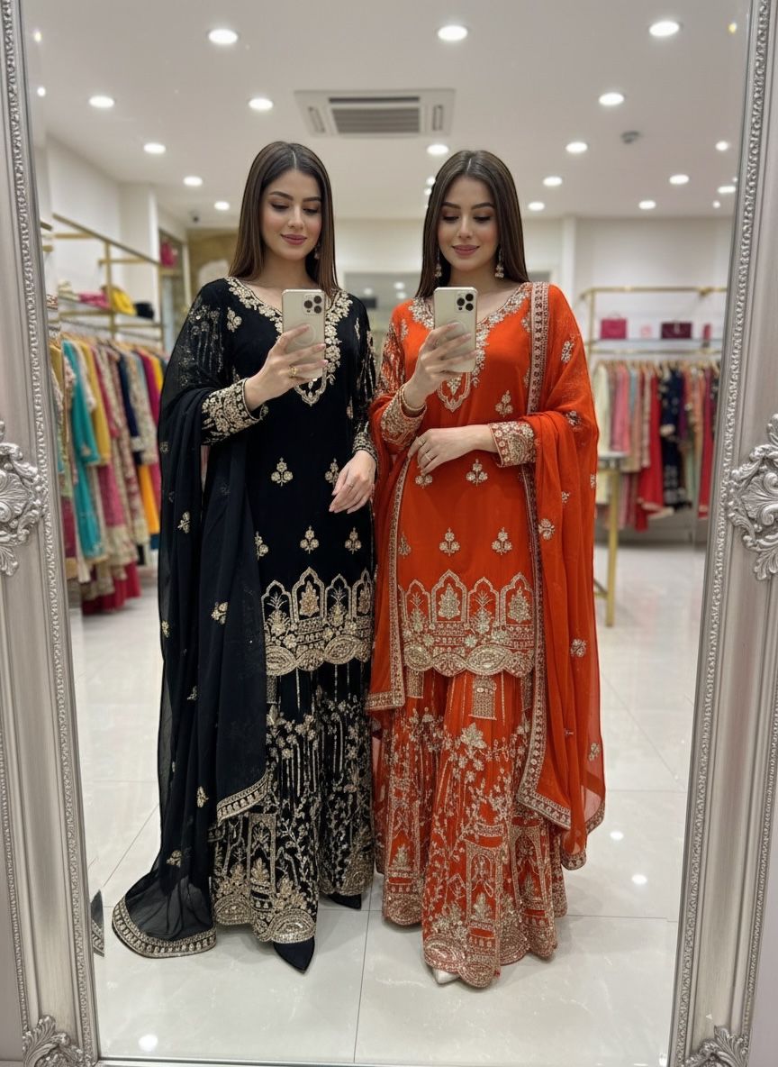 Exclusive Designer Sharara Suit for Women – Premium Ethnic Wear