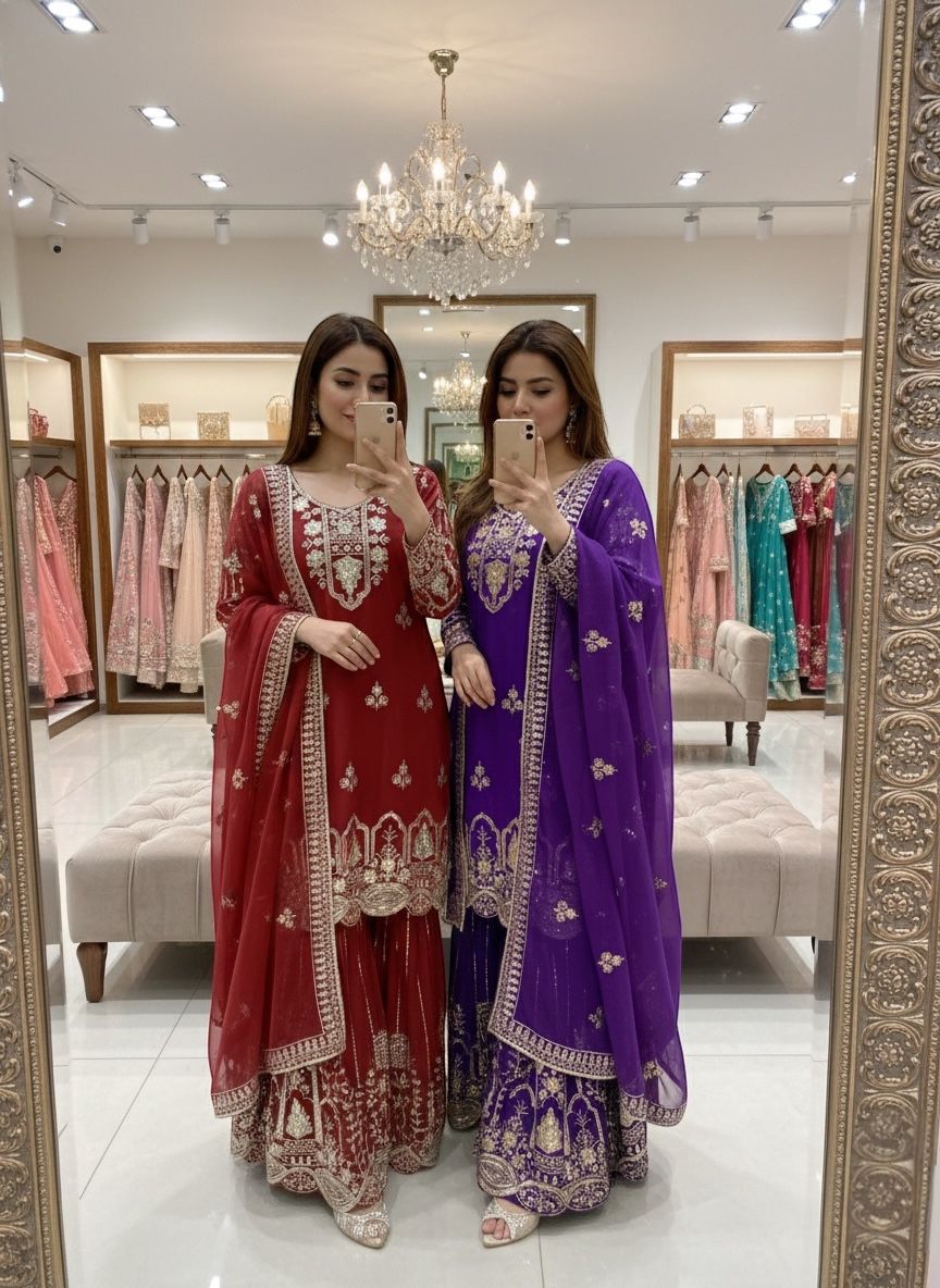 Exclusive Designer Sharara Suit for Women – Premium Ethnic Wear