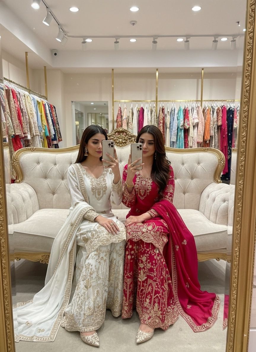 Exclusive Designer Sharara Suit for Women – Premium Ethnic Wear