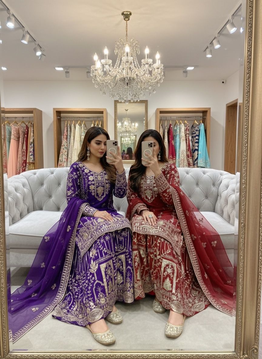 Exclusive Designer Sharara Suit for Women – Premium Ethnic Wear