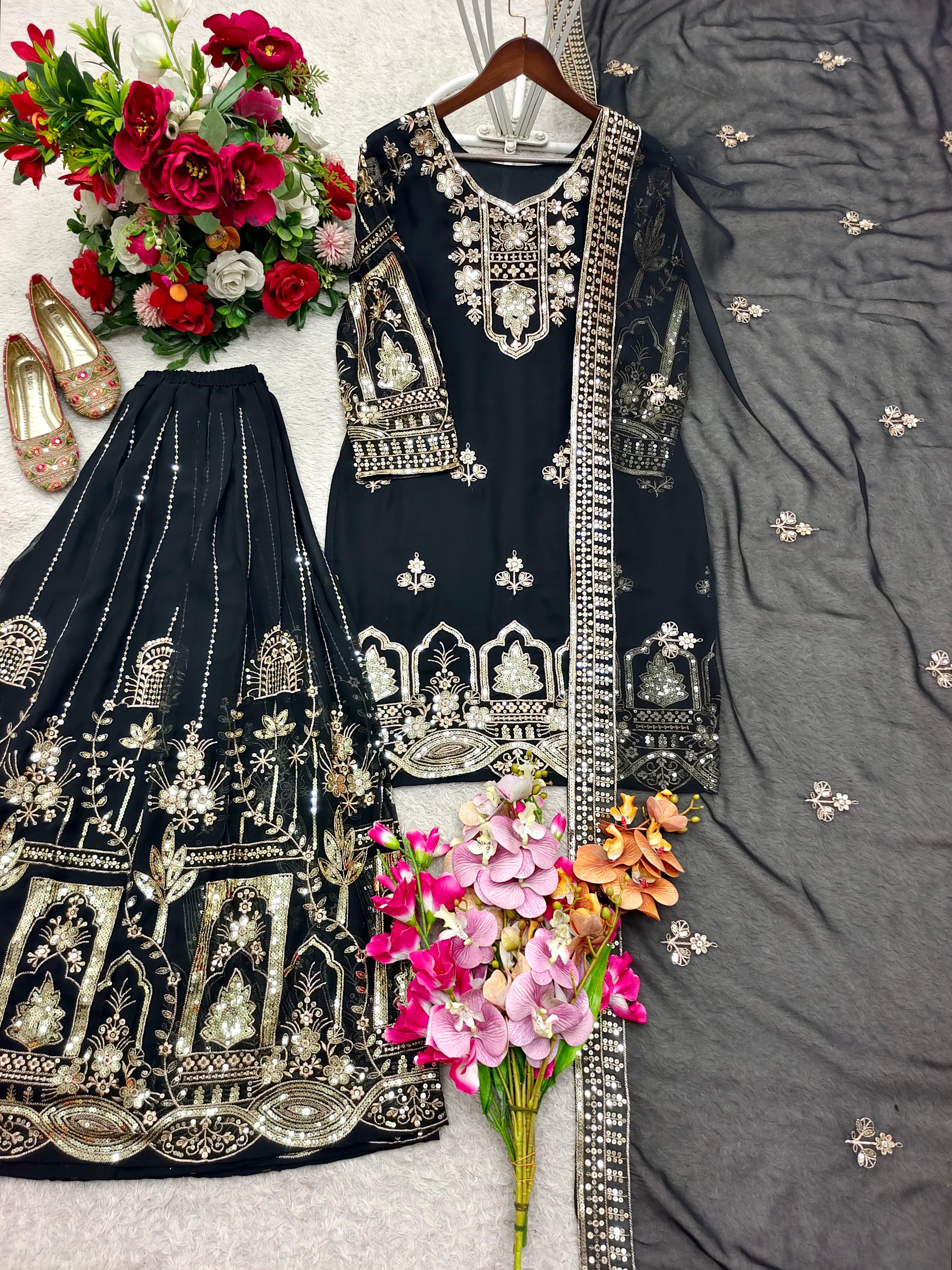 Exclusive Designer Sharara Suit for Women – Premium Ethnic Wear