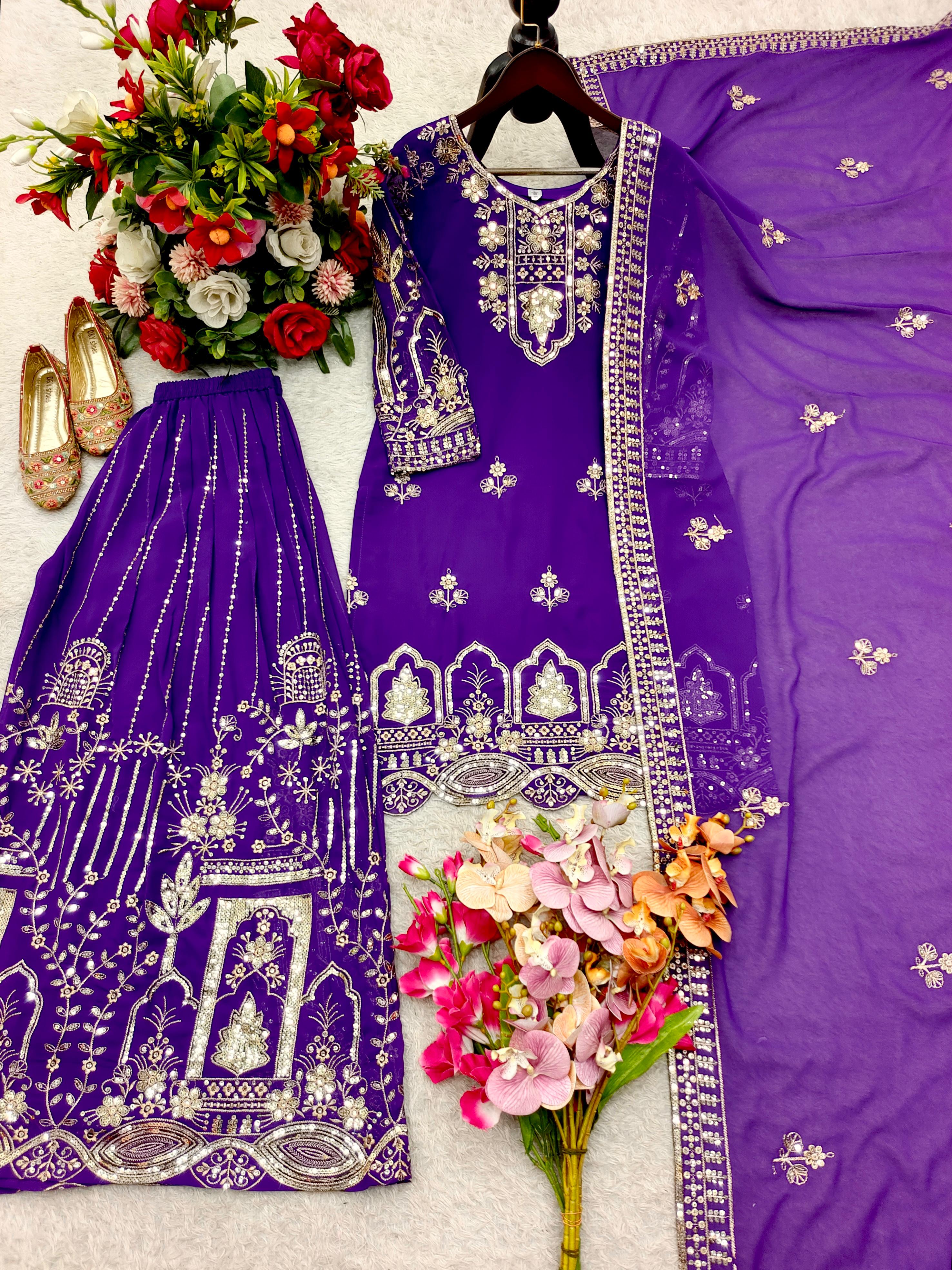 Exclusive Designer Sharara Suit for Women – Premium Ethnic Wear