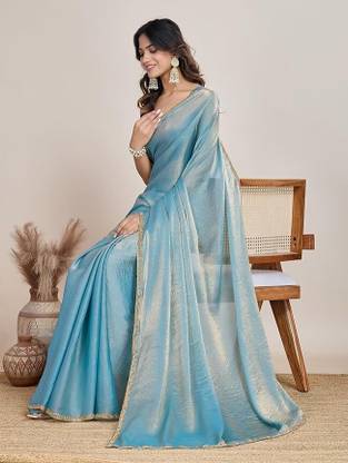 Beautiful Floral Work Saree for Women – Festive & Casual Wear
