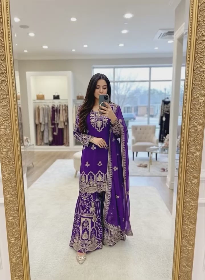 Exclusive Designer Sharara Suit for Women – Premium Ethnic Wear