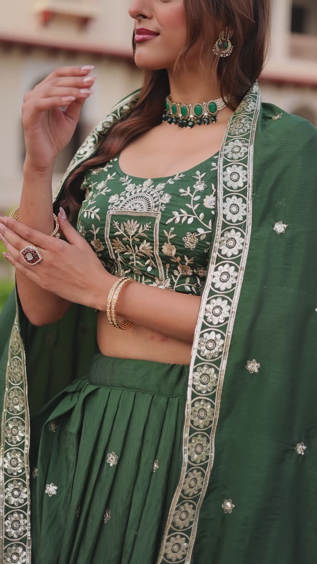 Bridal Style Designer Lehenga with Dupatta – Party & Wedding Wear