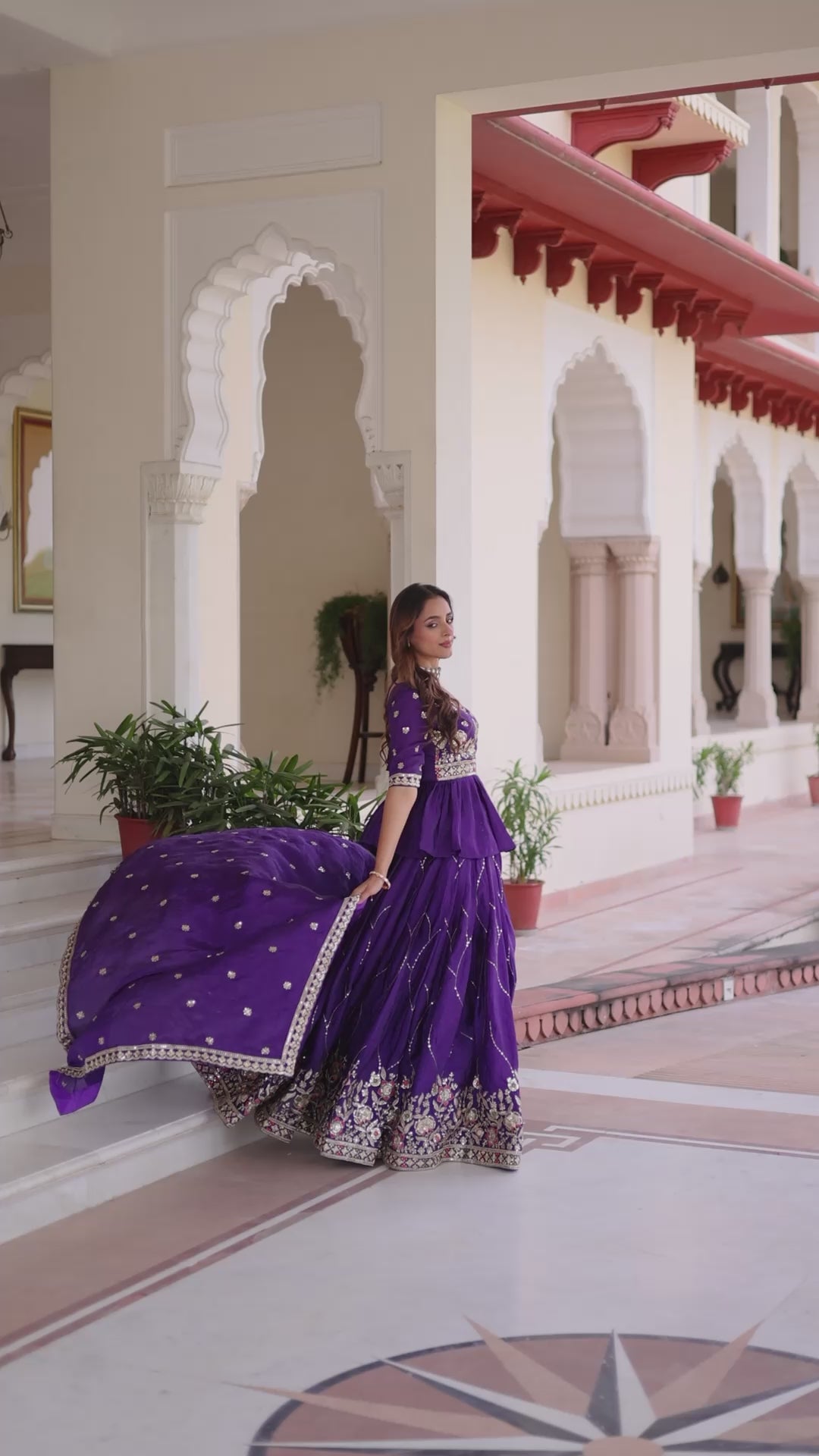 Premium Designer Sequins Embroidered Readymade Lehenga choli Set