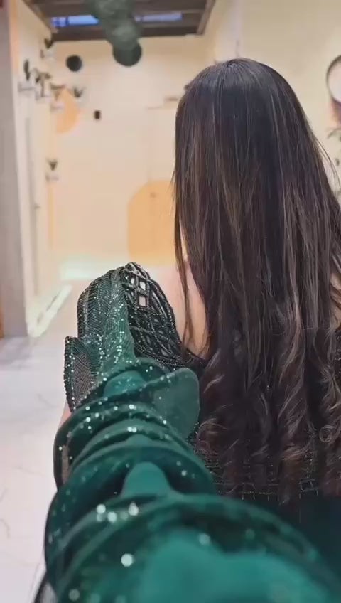 Elegant Ruffle Saree with Sequin Blouse – Party Wear Collection READY To WEAR SAREE