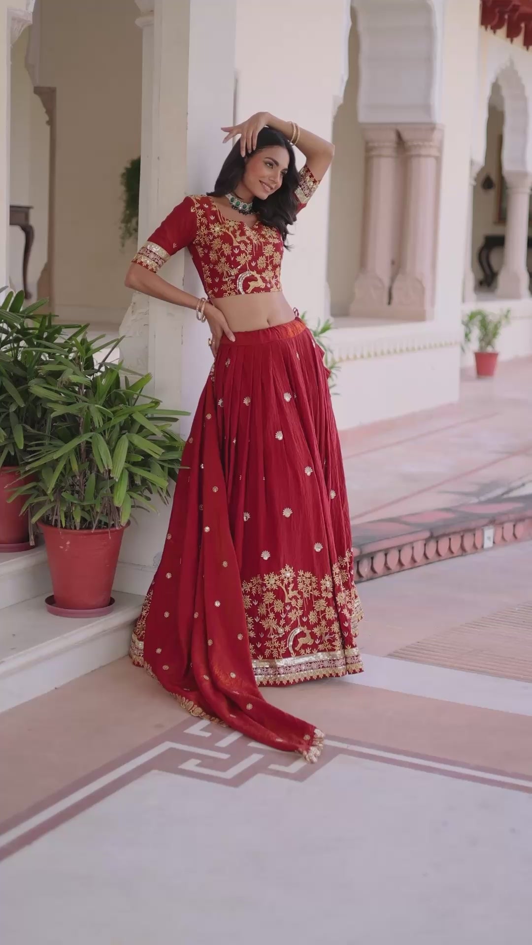 Designer Embroidered Lehenga Choli for Women with Dupatta | Wedding & Festive Wear Lehenga Set