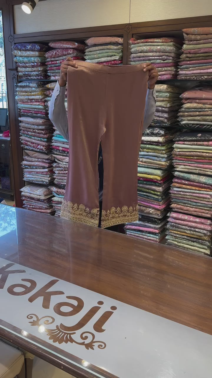 Elegant Lavender Embroidered Kurta Palazzo Set with Dupatta