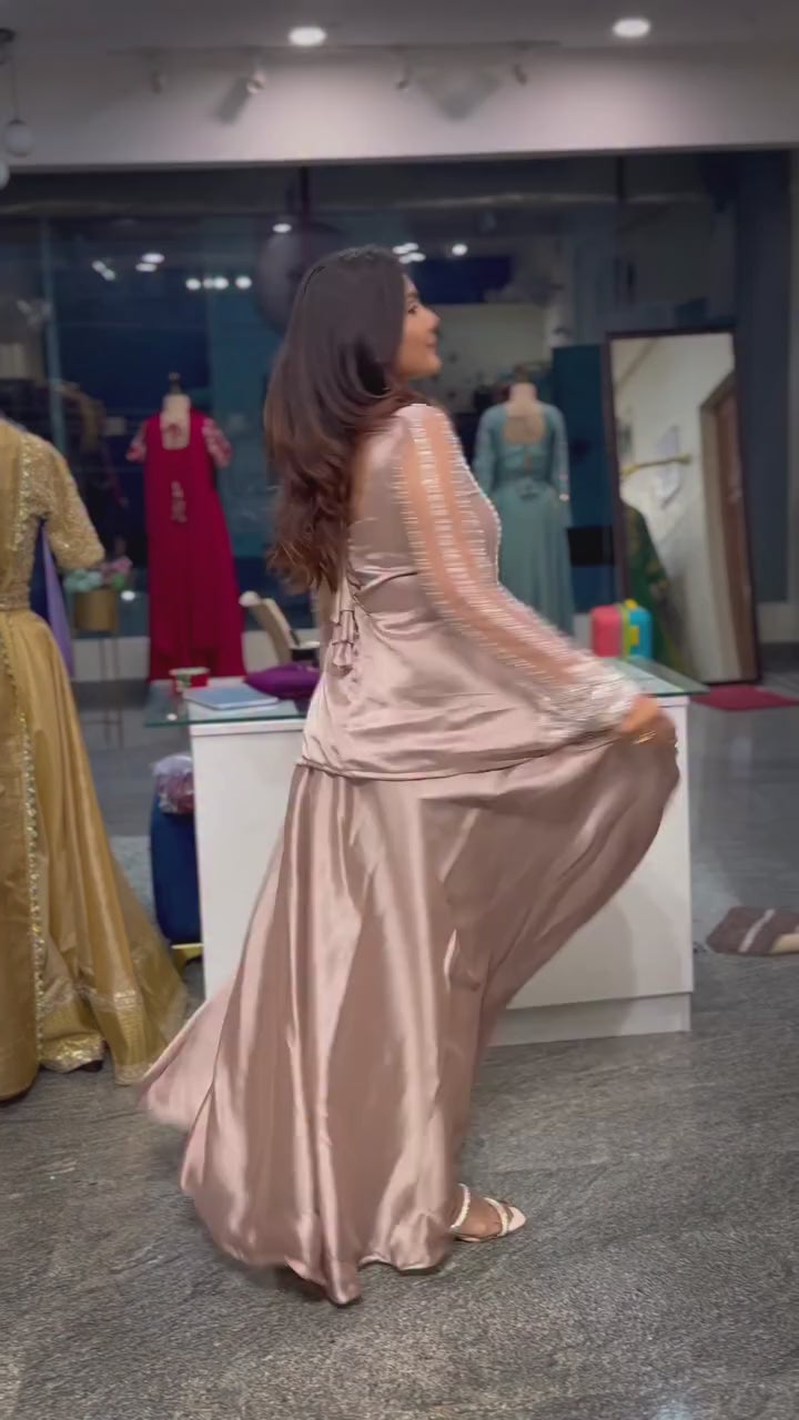 New Super Trending Party Wear Koti with Lehenga